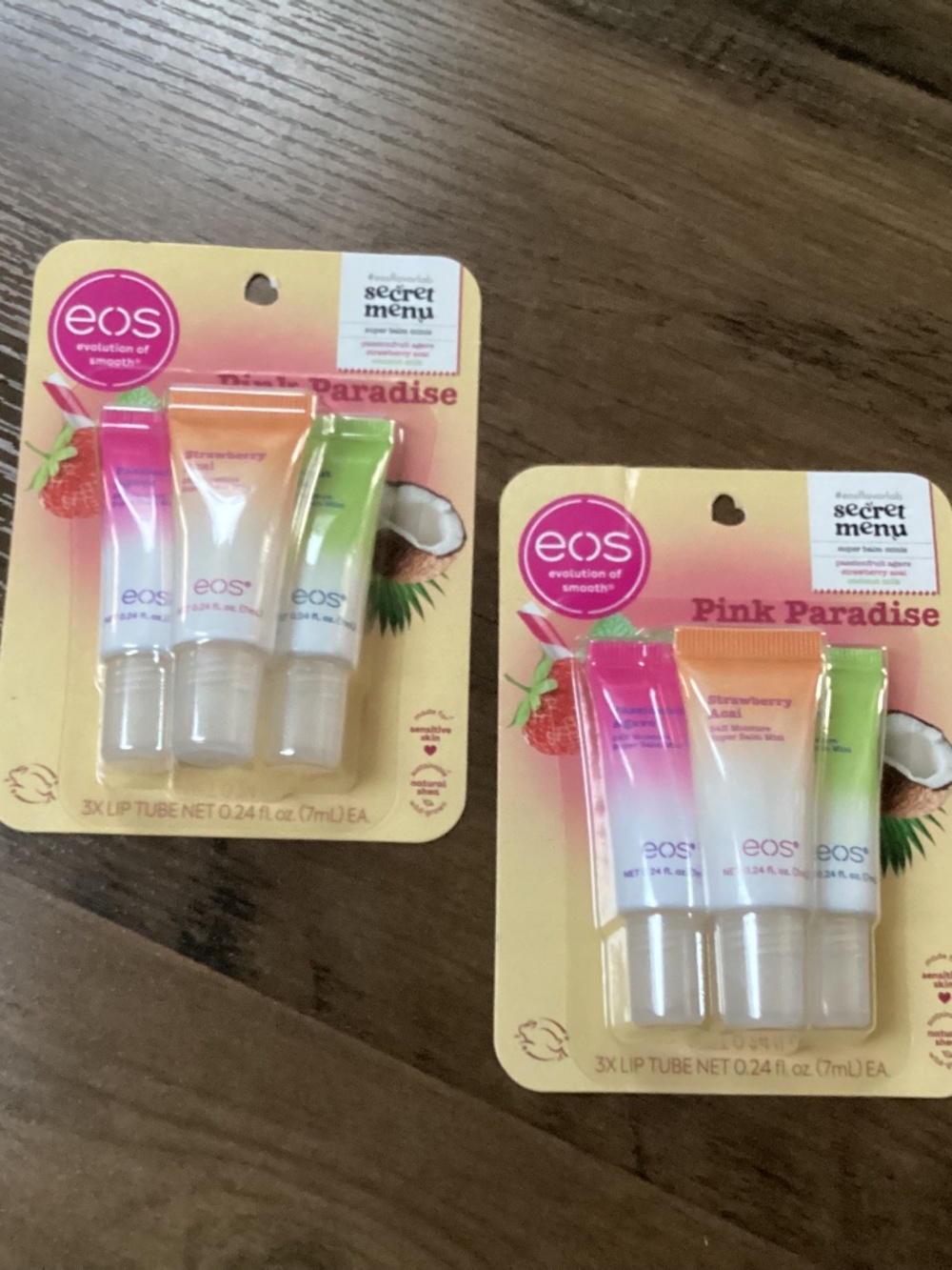 EOS Flavor Lab Secret Menu Super Balm Minis Pink Paradise Lip Balm Bundle